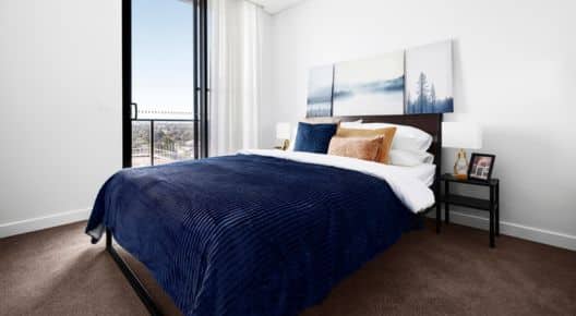 Bedroom shot of our specialist disability accommodation in Strathfield, The Heights, NSW