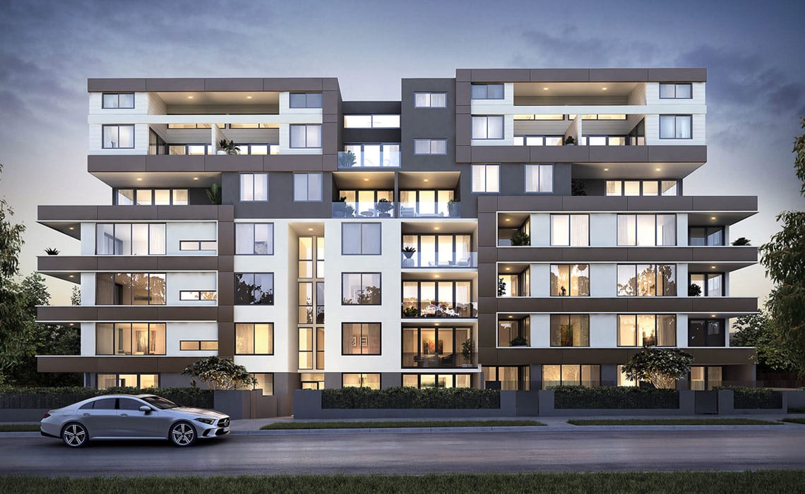Exterior shot of our specialist disability accommodation in Blacktown, The Evoke, NSW