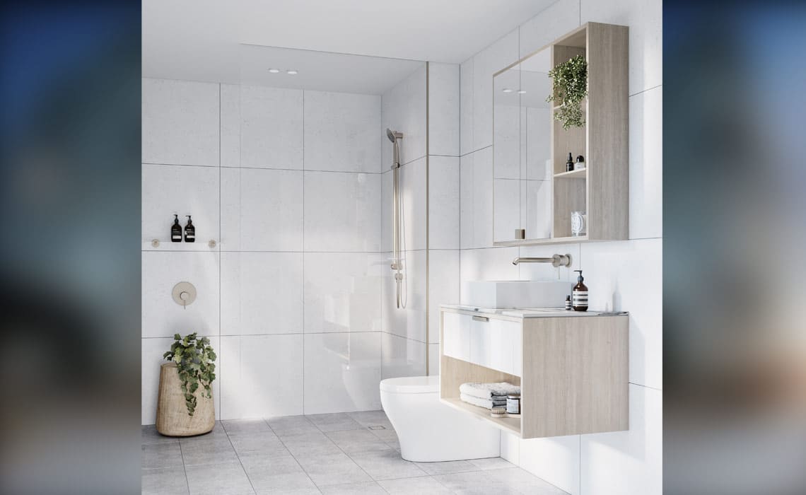 Bathroom shot of our specialist disability accommodation in Geelong, Ryrie Home, Victoria