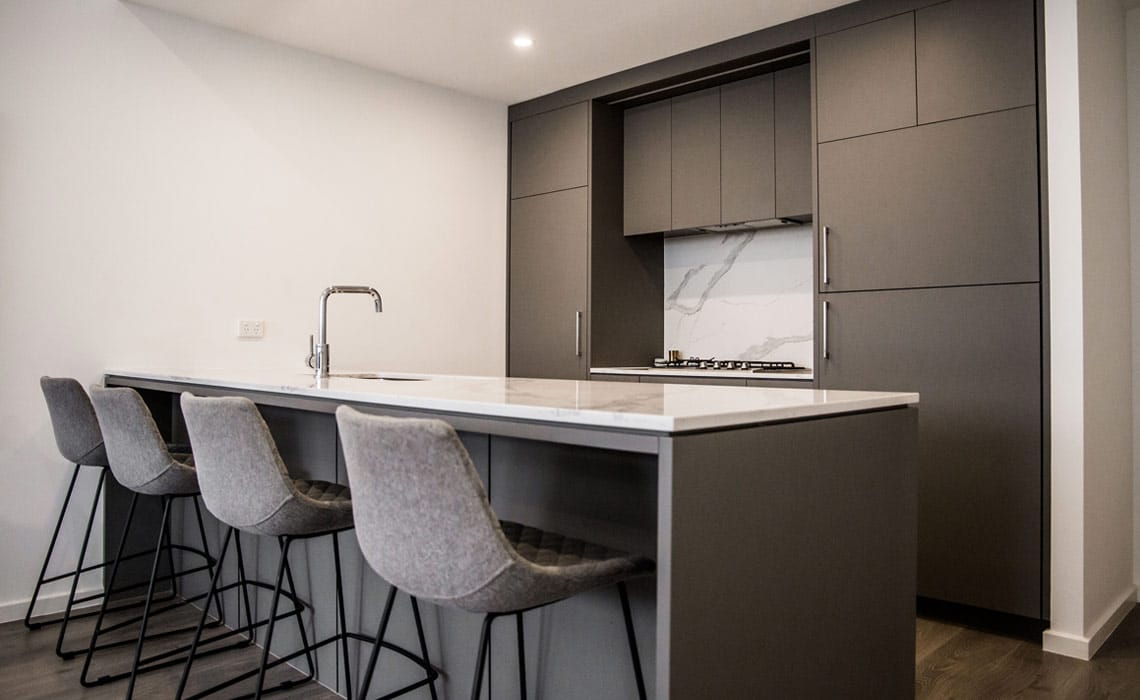 Kitchen area shot of our specialist disability accommodation in Penrith, The Henry, NSW