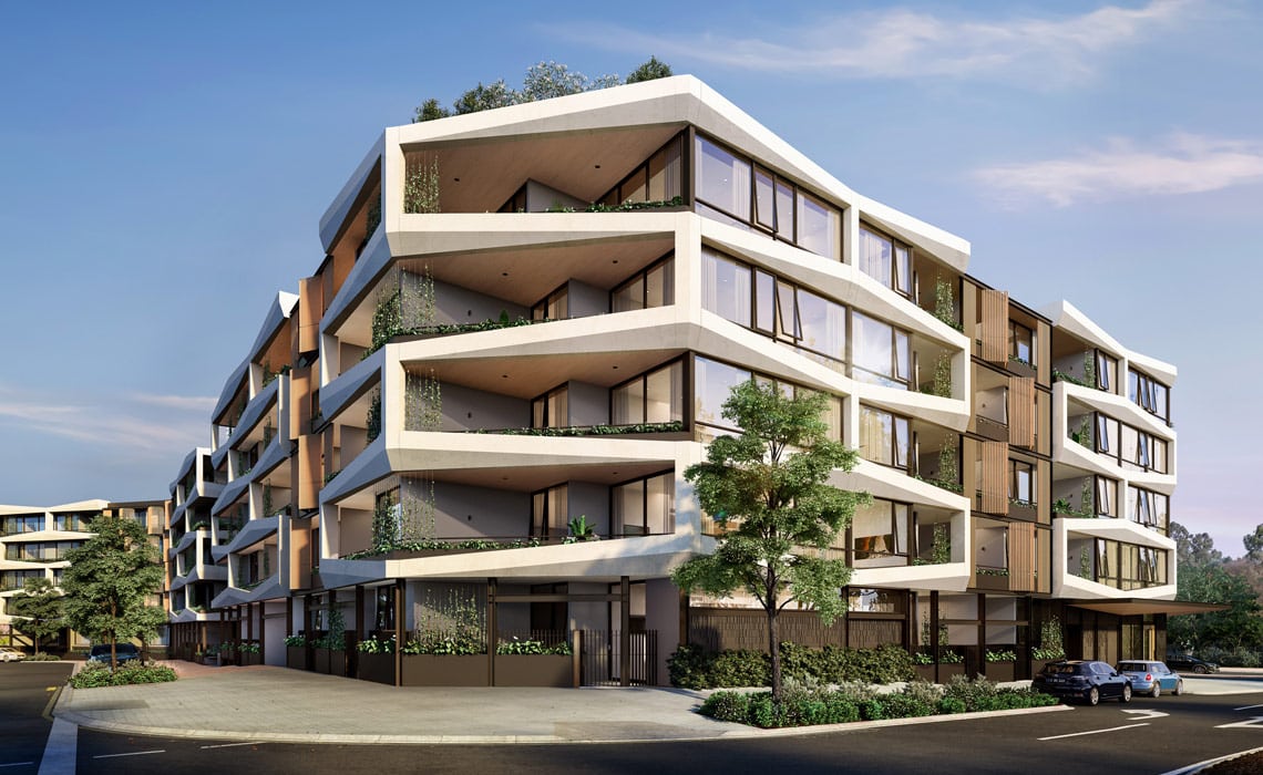 Exterior shot of our specialist disability housing in Subiaco, Orchard Terrace, WA