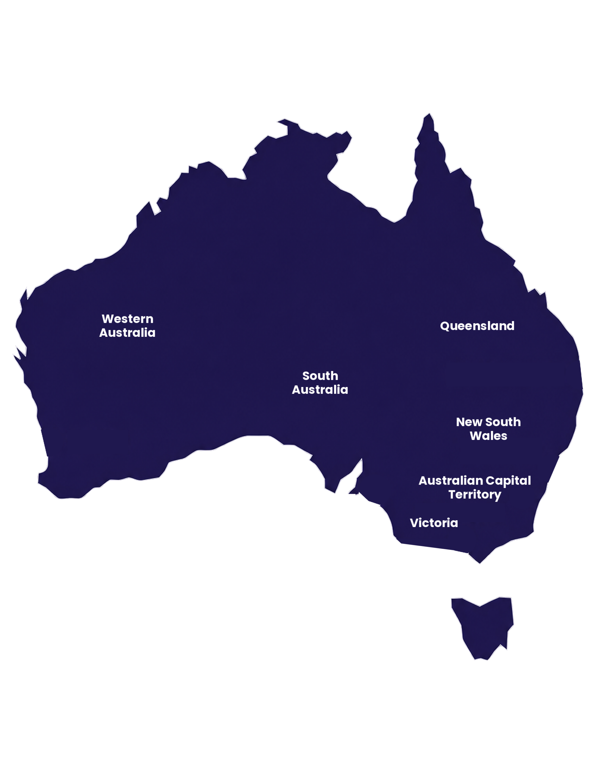 Map of locations