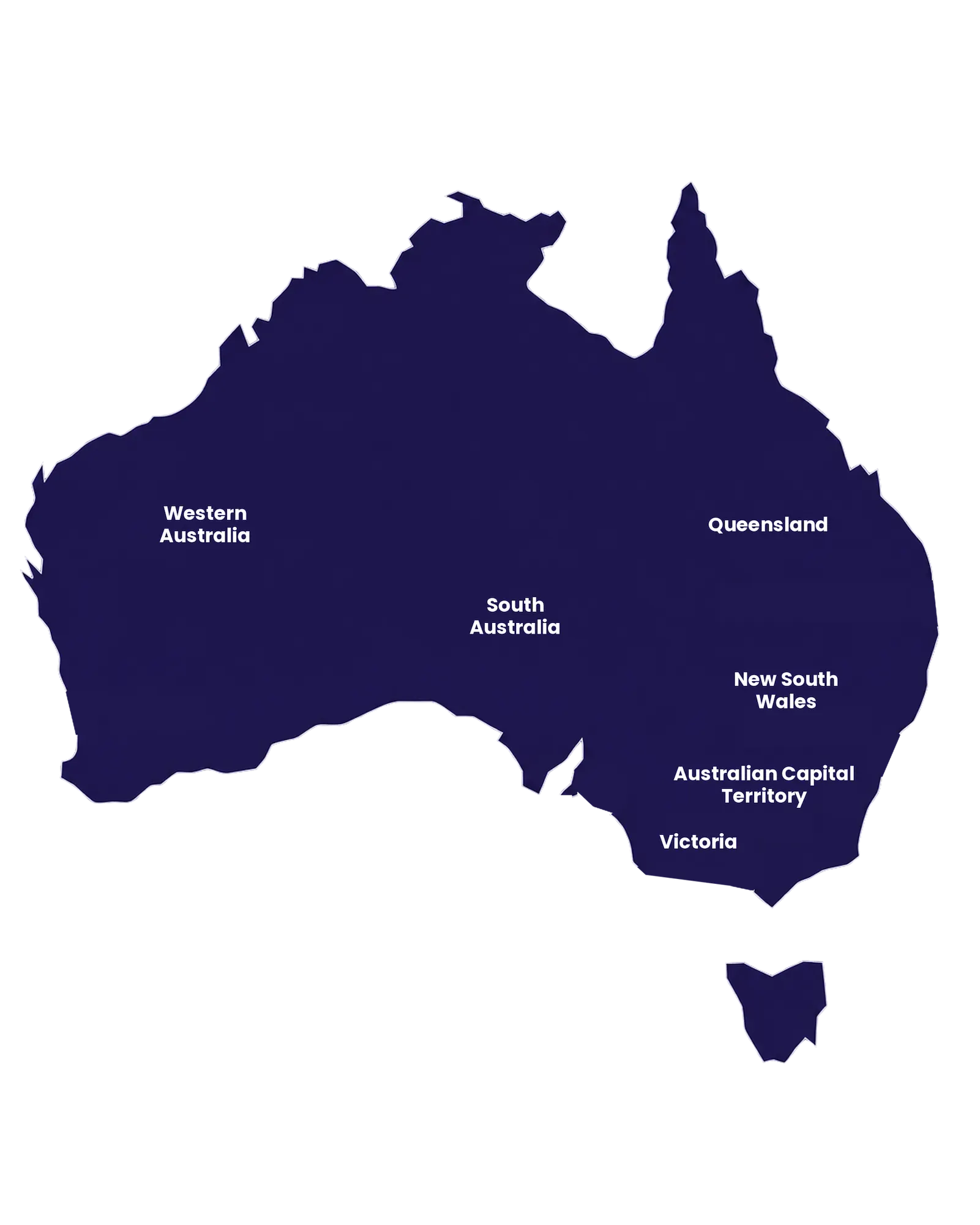 Map of locations